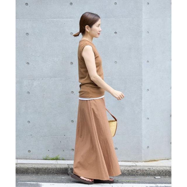 イエナ（IENA）/ワイドリブノースリーブプルオーバー_15