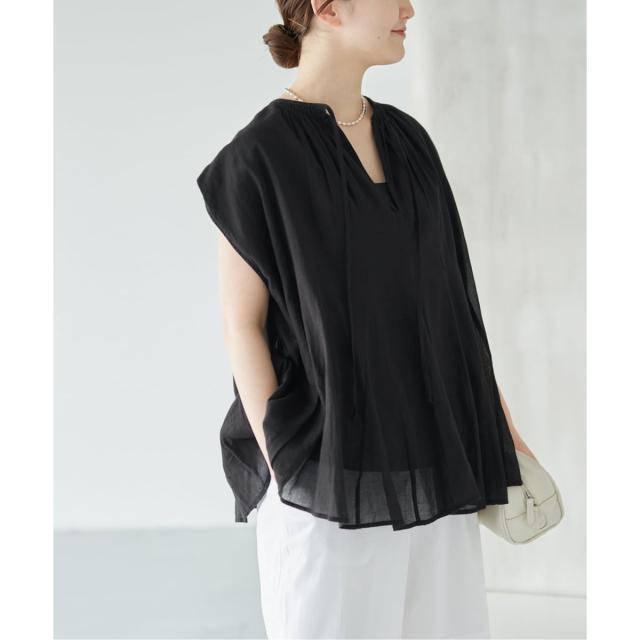 イエナ（IENA）/MARILYN MOON/マリリンムーン sheer cotton bl ブラウス 4263−104
