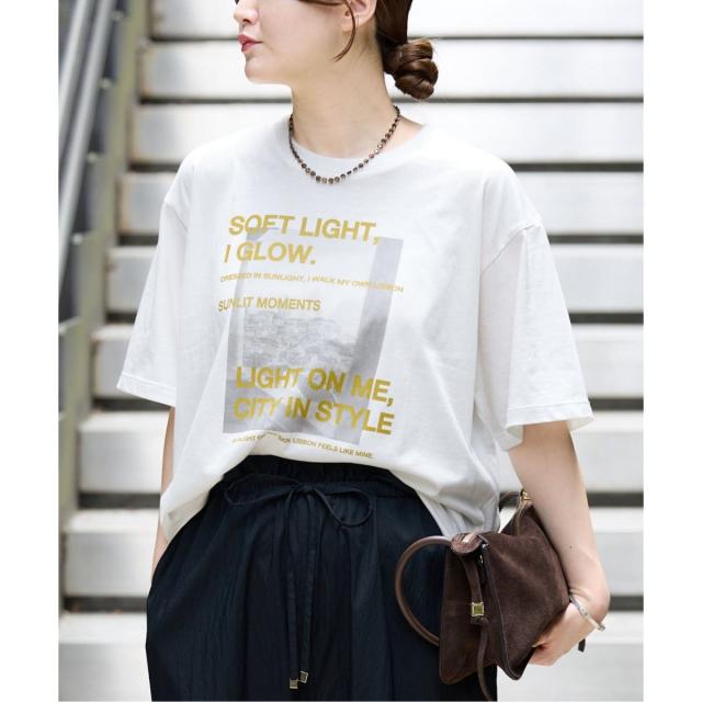 【NEW】イエナ（IENA）/LOGOプリント PHOTO Tシャツ