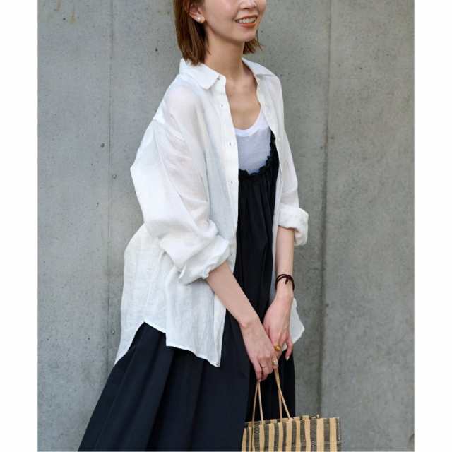 スローブ イエナ（SLOBE IENA）/European Linen レギュラーシャツ