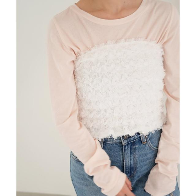 スローブ イエナ（SLOBE IENA）/【PROVOKE/プロヴォーク】フワラーモチーフベアトップの通販は