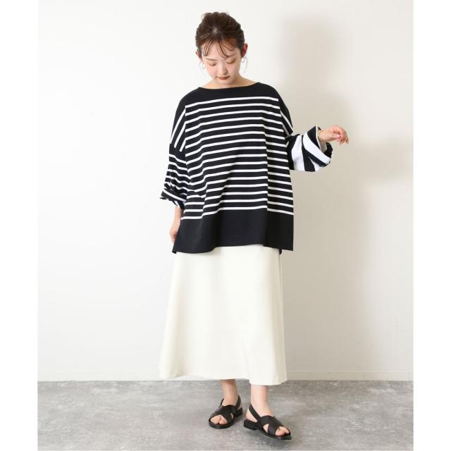 SLOBE IENAルミノアSLOBE別注 クレイジーパターンボーダー Le minor/ルミノア SLOBE別注 クレイジーパターンボーダー