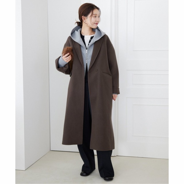 全国送料無料・イイ店 スローブ イエナ（SLOBE IENA）/souple woolダブルフェイス ジャケット・アウター