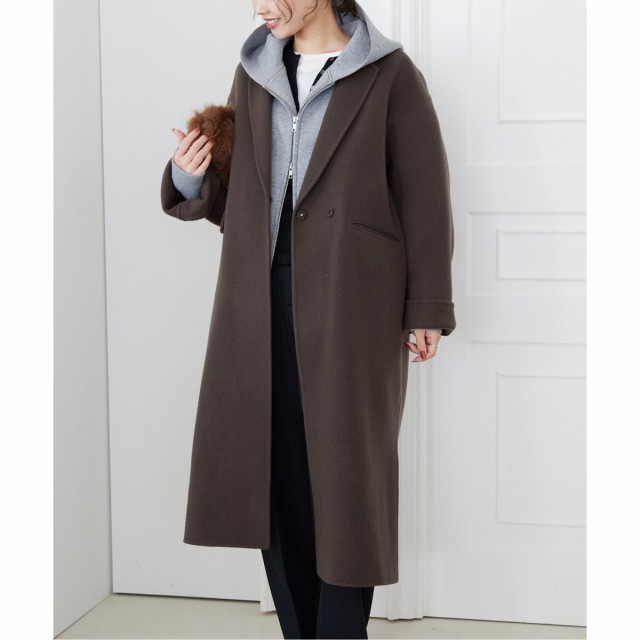 souple woolダブルフェイスチェスターコート（チェスターコート
