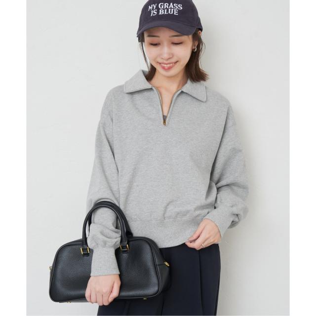 +81BRANCA/ハチイチブランカ SLOBE別注 ハーフジップスウェット 81BRANCA/ハチイチブランカ SLOBE別注 ハーフジップスウェット
