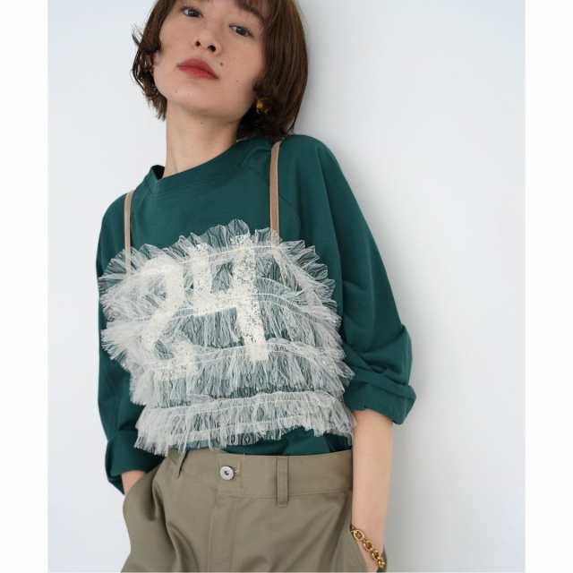 スローブ イエナ（SLOBE IENA）/《WEB限定》SLOBE citron．フリルチュールキャミソールの通販は