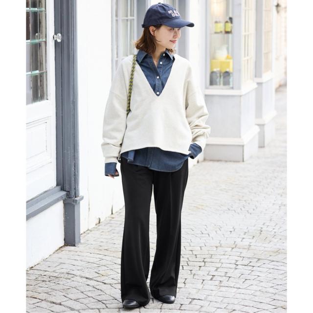 スローブ イエナ（SLOBE IENA）/Wジャージドロストブーティーラインパンツの通販は