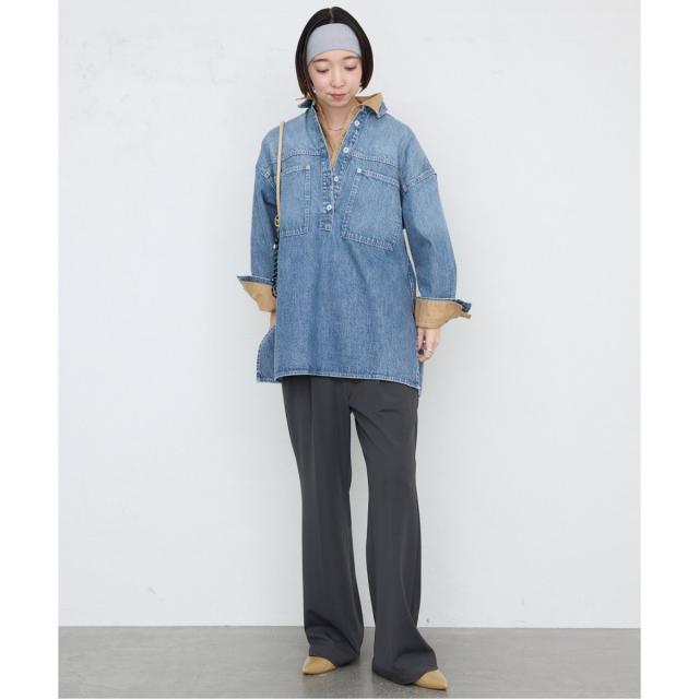 スローブイエナ　LE DENIM　 フィールドオーバーチュニック SLOBE IENA（スローブイエナ）の「LE DENIM フィールドオーバー