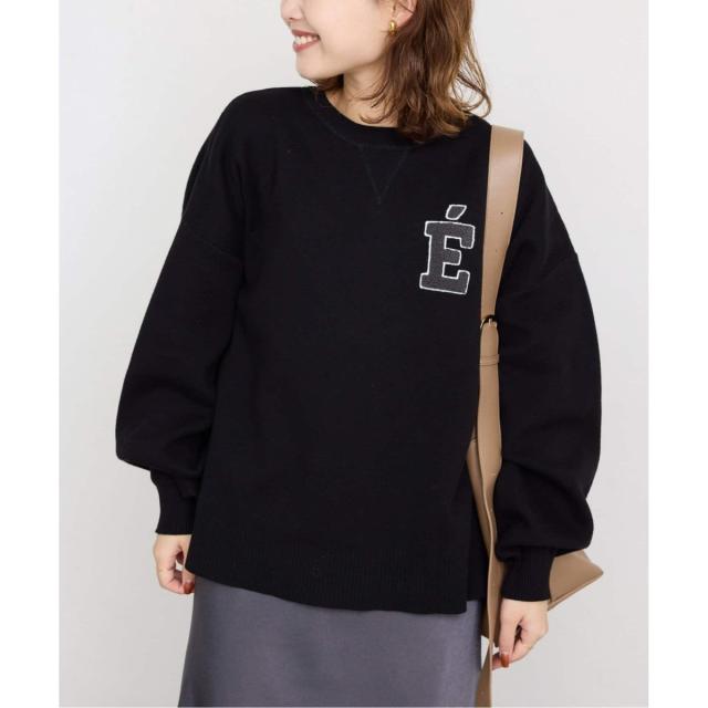 SLOBE IENA】サガラ刺繍スウェットライクニット スローブ イエナ