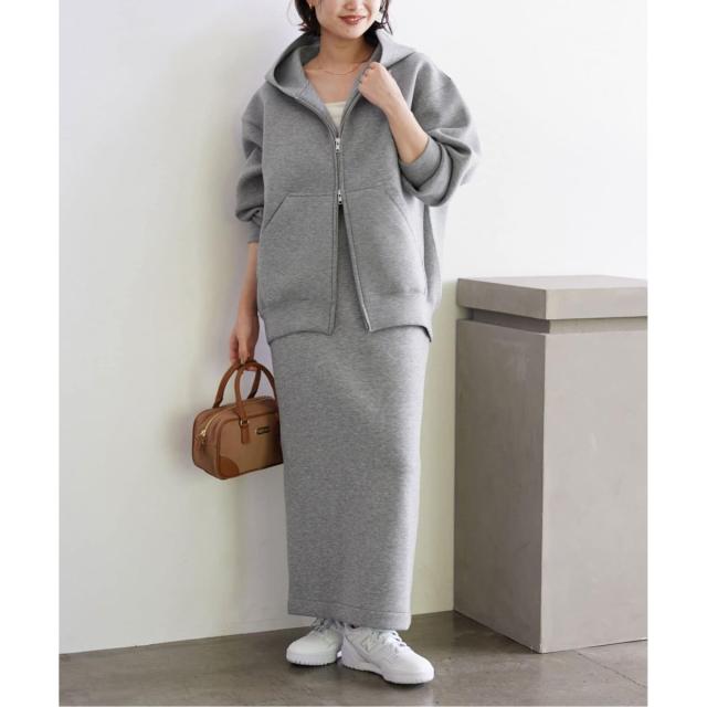 スローブ イエナ（SLOBE IENA）/《追加5》ボリュームジップアップフーディー