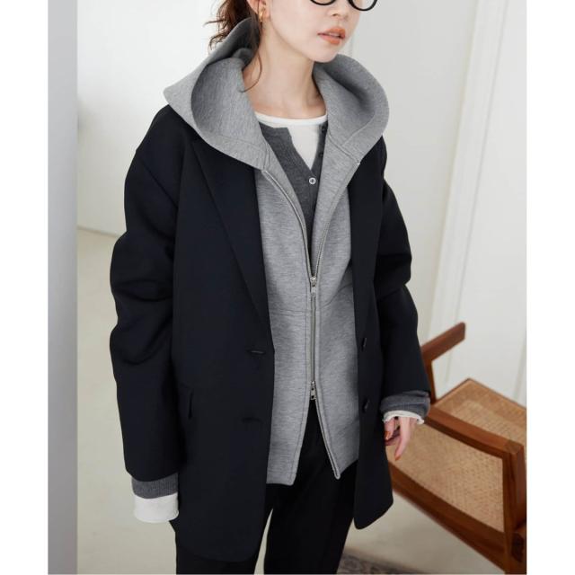 スローブ イエナ（SLOBE IENA）/《追加5》ボリュームジップアップフーディー