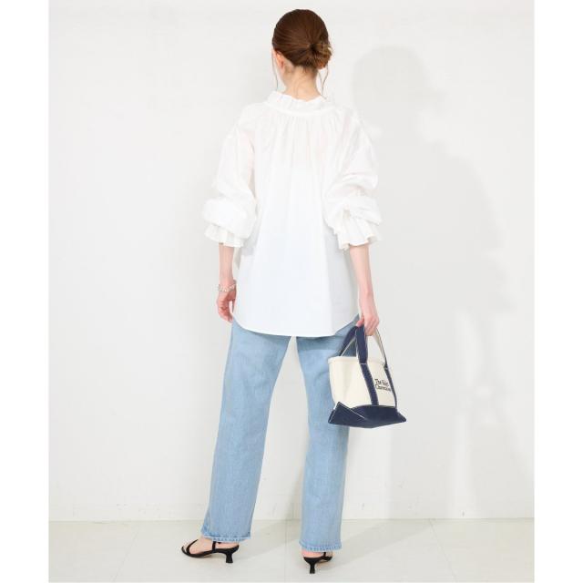スローブ イエナ LE DENIM サイドラインストレート　SLOBE IENA スローブ イエナ（SLOBE IENA）/《追加4》LE DENIM ストレート