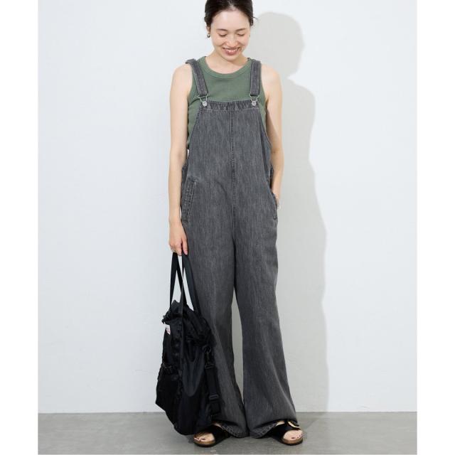 スローブイエナサロペット スローブイエナ リネン混サロペット 38