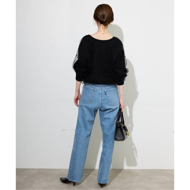 スローブ イエナ（SLOBE IENA）/《3サイズ展開/追加6》LE DENIM ストレートデニムパンツ