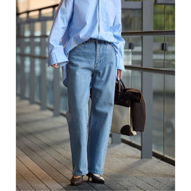 スローブ イエナ（SLOBE IENA）/《3サイズ展開/追加6》LE DENIM ストレートデニムパンツ