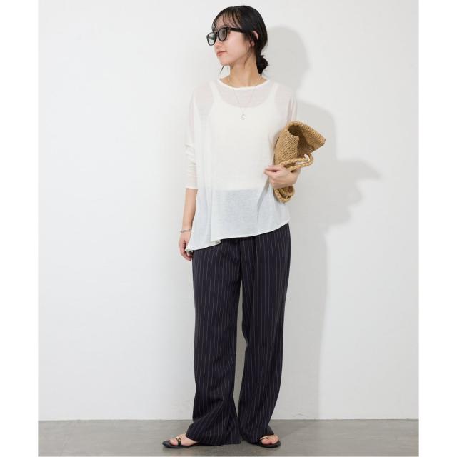 slobe iena コットンシルクビッグプルオーバー スローブ イエナ（SLOBE IENA）/《追加》コットンシルクビッグ
