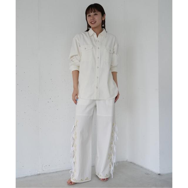 スローブ イエナ（SLOBE IENA）/《WEB/一部店舗限定》ribbon 刺しゅう