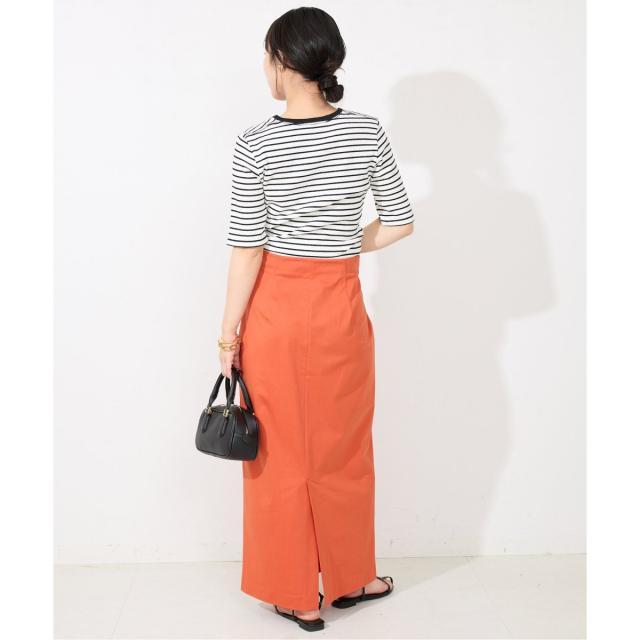 ★25SS完売品★SLOBE IENA イエナ　ナローサロペット×TEEセット 2枚セット》ナローサロペット×TEEセット（サロペット