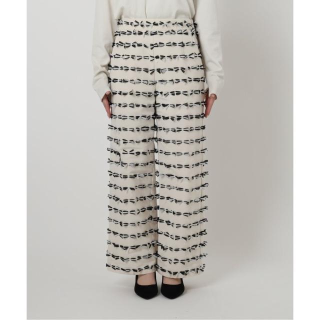 【新品未使用】SLOBE IENA 　ribbon パンツ　リボンパンツ スローブ イエナ（SLOBE IENA）/《WEB/一部店舗限定》ribbon パンツ