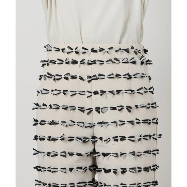 【新品未使用】SLOBE IENA 　ribbon パンツ　リボンパンツ スローブ イエナ（SLOBE IENA）/《WEB/一部店舗限定》ribbon パンツ