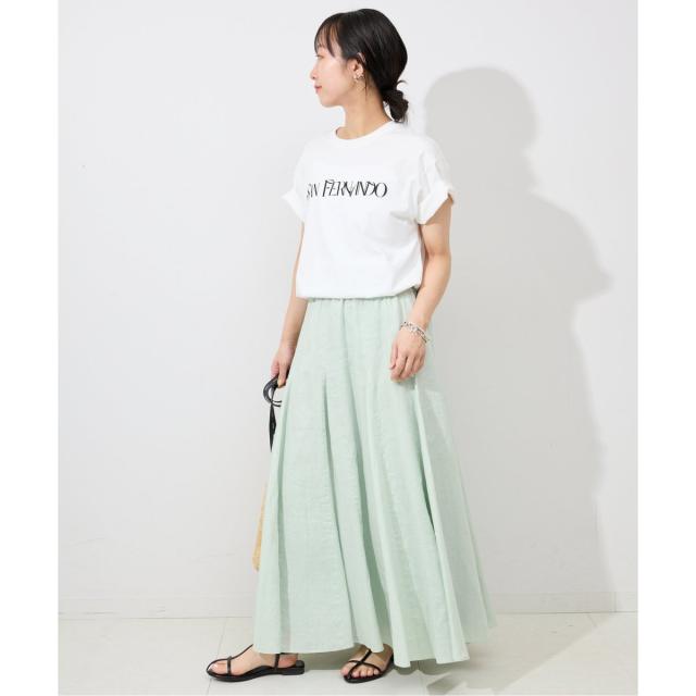 お値下げ‼️SLOBE IENA リネンボリュームフレアスカート SLOBE IENA スカート リネンフレアボリュームスカート