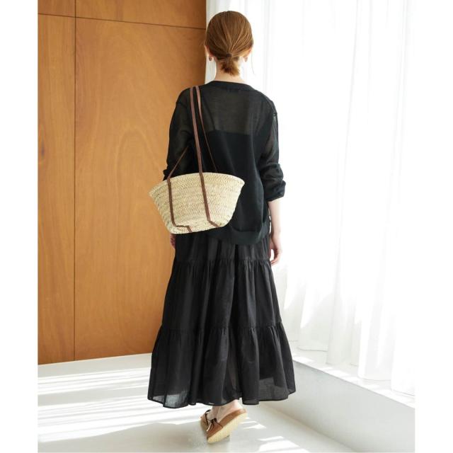 スローブ イエナ（SLOBE IENA）/《追加》リネン混シアーカーディガン