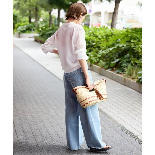 スローブ イエナ（SLOBE IENA）/《追加》リネン混シアーカーディガン