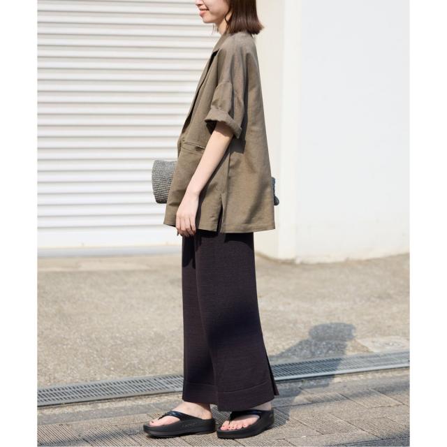 SLOBE IENA リネンレーヨンハーフスリーブジャケット リネンレーヨンハーフスリーブジャケット（その他ジャケット