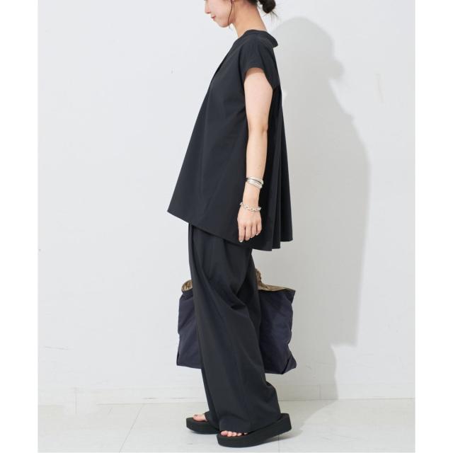 スローブ イエナ（SLOBE IENA）/《防しわ性/撥水/接触冷感/2枚セット》ナイロンブラウス×パンツセット