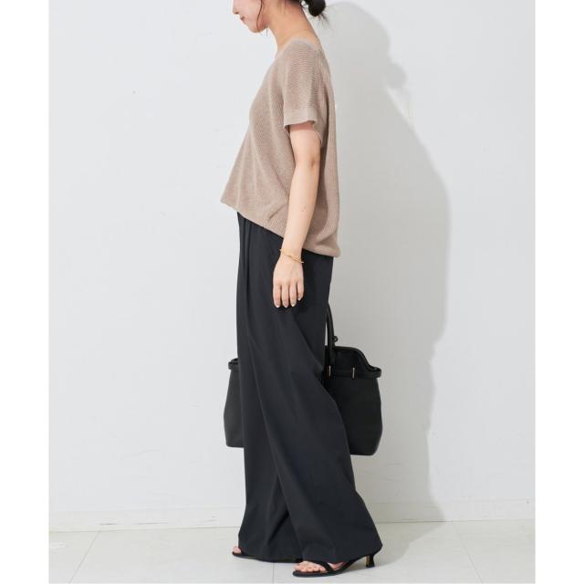 スローブ イエナ（SLOBE IENA）/《防しわ性/撥水/接触冷感/2枚セット》ナイロンブラウス×パンツセット