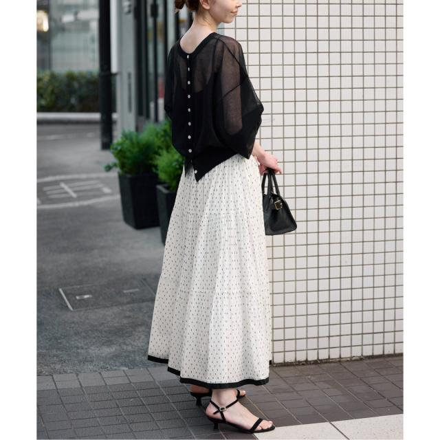 スローブ イエナ（SLOBE IENA）/《追加》TCドビーティアードスカート