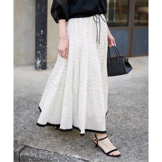 スローブ イエナ（SLOBE IENA）/《追加》TCドビーティアードスカート