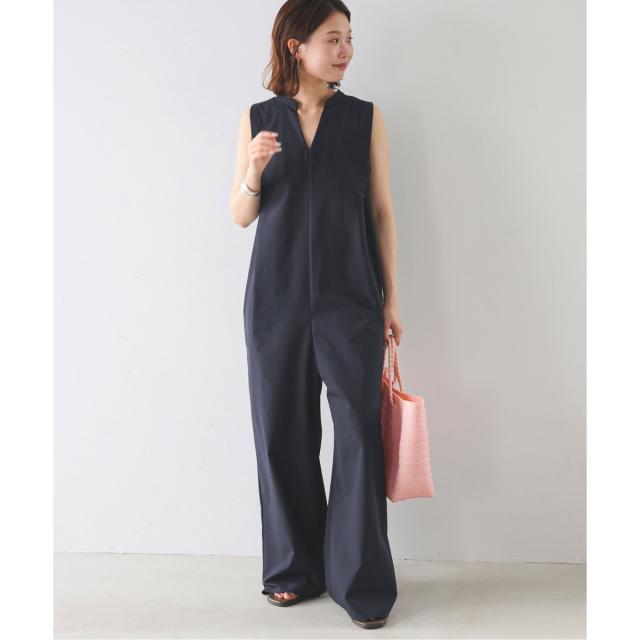 スローブ イエナ（SLOBE IENA）/《WEB限定/追加2》リラックスイージーVネックオールインワン