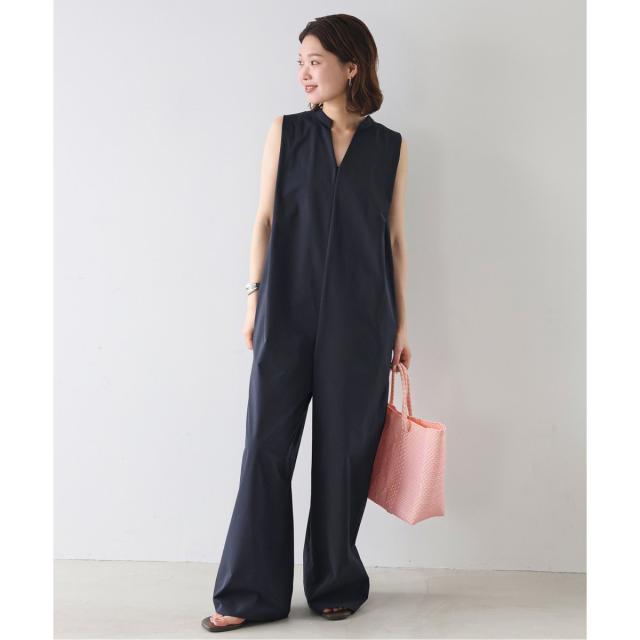 スローブ イエナ（SLOBE IENA）/《WEB限定/追加2》リラックスイージーVネックオールインワン