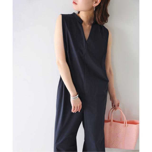 スローブ イエナ（SLOBE IENA）/《WEB限定/追加2》リラックスイージーVネックオールインワン