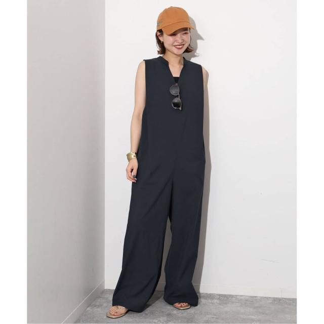 スローブ イエナ（SLOBE IENA）/《WEB限定/追加2》リラックスイージーVネックオールインワン