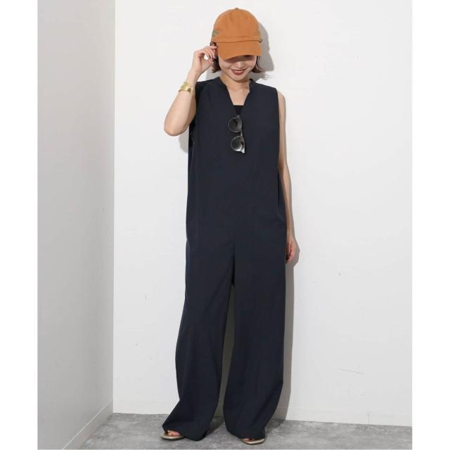 スローブ イエナ（SLOBE IENA）/《WEB限定/追加2》リラックスイージーVネックオールインワン