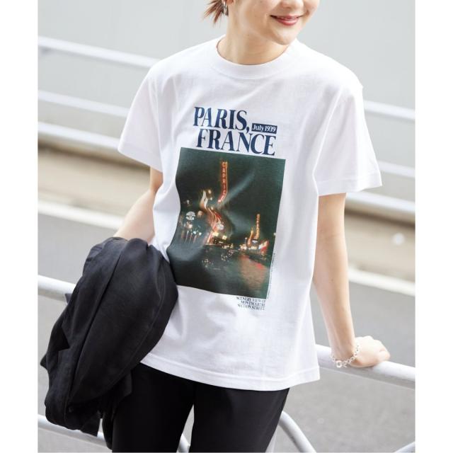 IENA - paris photo Tシャツ◆ IENA tシャツ LIFE PICTURE COLLECTION PHOTO Tシャツ