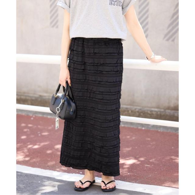 スローブ イエナ（SLOBE IENA）/《追加2》フリルカットソータイトスカート