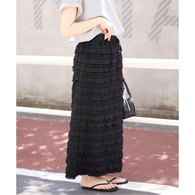 スローブ イエナ（SLOBE IENA）/《追加2》フリルカットソータイトスカート