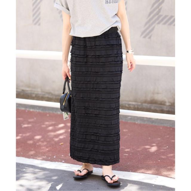 スローブ イエナ（SLOBE IENA）/《追加2》フリルカットソータイトスカート