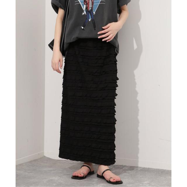 スローブ イエナ（SLOBE IENA）/《追加2》フリルカットソータイトスカート