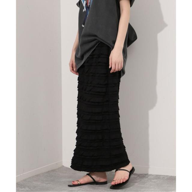 スローブ イエナ（SLOBE IENA）/《追加2》フリルカットソータイトスカート
