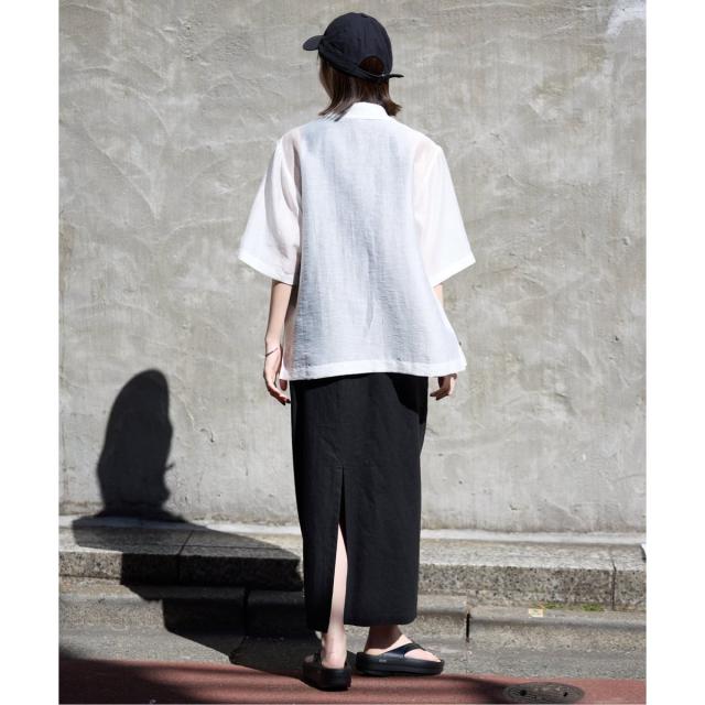 スローブ イエナ（SLOBE IENA）/《WEB限定/追加》リネンレーヨンノースリーブナローワンピース