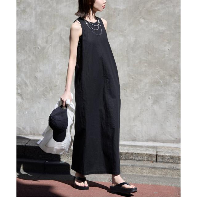 スローブ イエナ（SLOBE IENA）/《WEB限定/追加》リネンレーヨンノースリーブナローワンピース