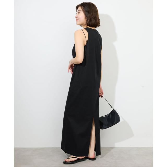 スローブ イエナ（SLOBE IENA）/《WEB限定/追加》リネンレーヨンノースリーブナローワンピース