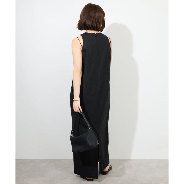 スローブ イエナ（SLOBE IENA）/《WEB限定/追加》リネンレーヨンノースリーブナローワンピース