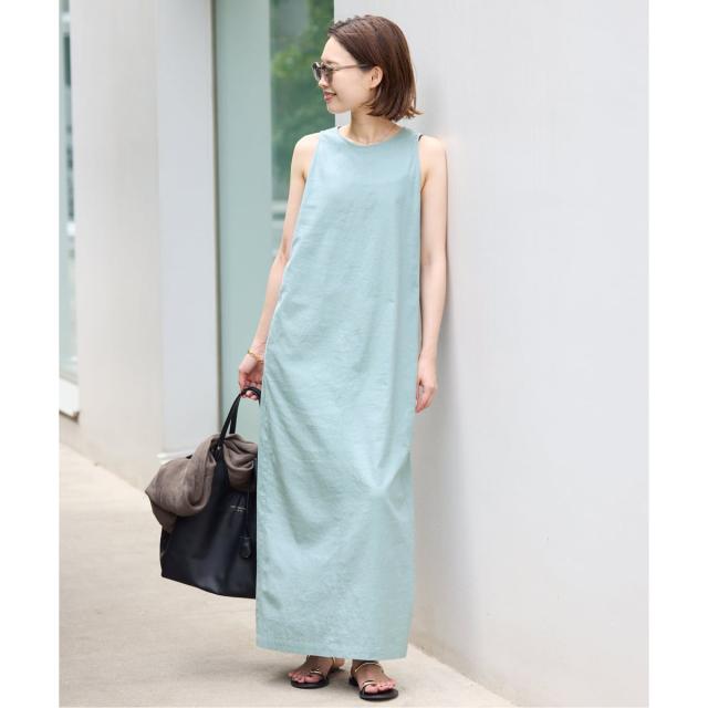 スローブ イエナ（SLOBE IENA）/《WEB限定/追加》リネンレーヨンノースリーブナローワンピース