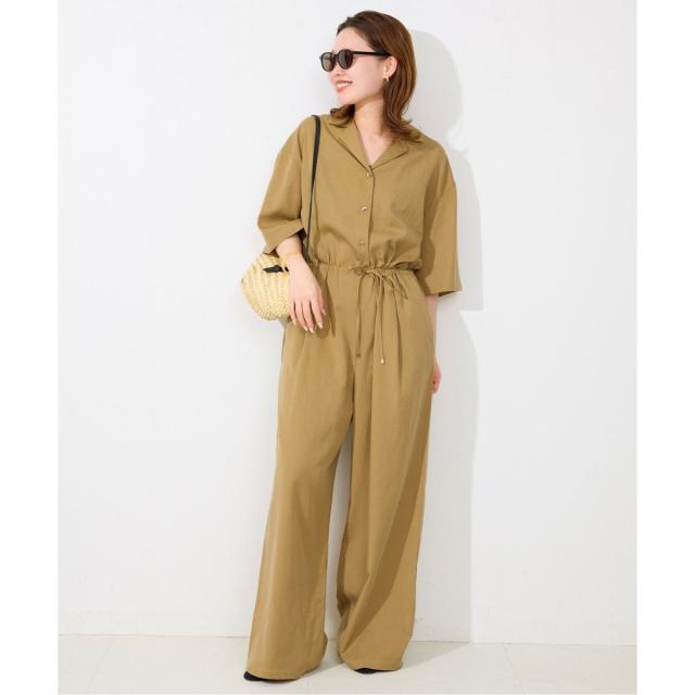 スローブ イエナ（SLOBE IENA）/《WEB限定/追加》ハーフスリーブオールインワン