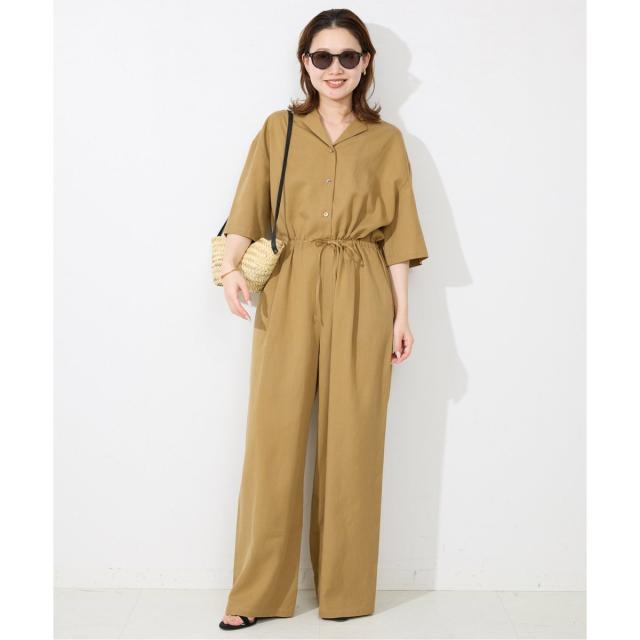 スローブ イエナ（SLOBE IENA）/《WEB限定/追加》ハーフスリーブオールインワン